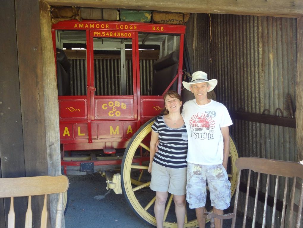 Christine Buckley and Malcolm Oakley from Sydney have taken over Amamoor Creek Lodge. Christine Buckley and Malcolm Oakley from Sydney have taken over Amamoor Creek Lodge.
